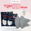 Khẩu trang 5D Yoki Mask 4 lớp kháng khuẩn 2.5PM hàng chính hãng công ty