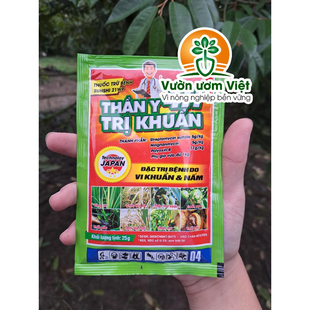 Thuốc trừ bệnh THẦN Y DIỆT KHUẨN 4H diệt nhanh bạc lá, ghẻ lở thân trái, tăng chất lượng cây trồng