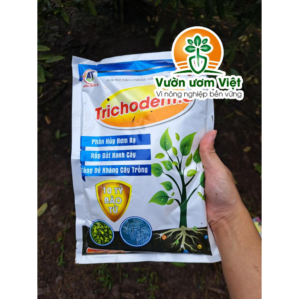 TRICHODERMA bổ sung 10 tỷ bào tử nấm đối kháng nhập khẩu có lợi cho đất và cây trồng