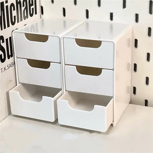 Tủ mini 3 ngăn kéo để bàn Muji dupe Xinh Xắn Decor Trang Trí Bàn Học