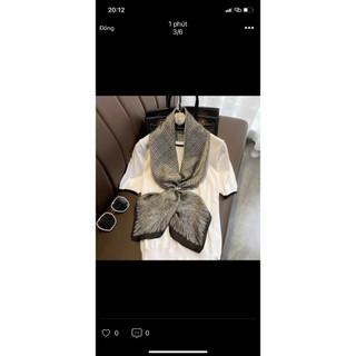 Khăn Lụa Bản To MÀU GHI ĐEN SANG CHẢNH MIX ĐỒ SIÊU CHẤT LƯỢNg