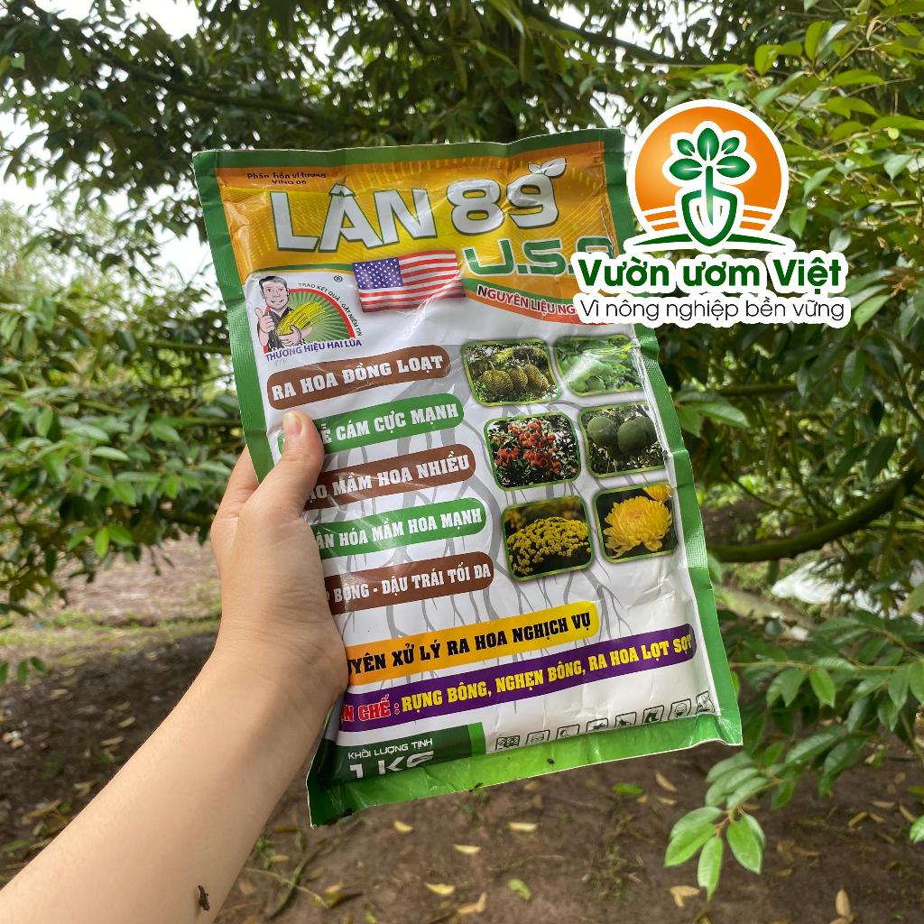 Phân bón LÂN 89 USA chuyên kích mầm hoa, ra hoa nghịch vụ, dưỡng cây toàn diện, khỏe khoắn - 1kg