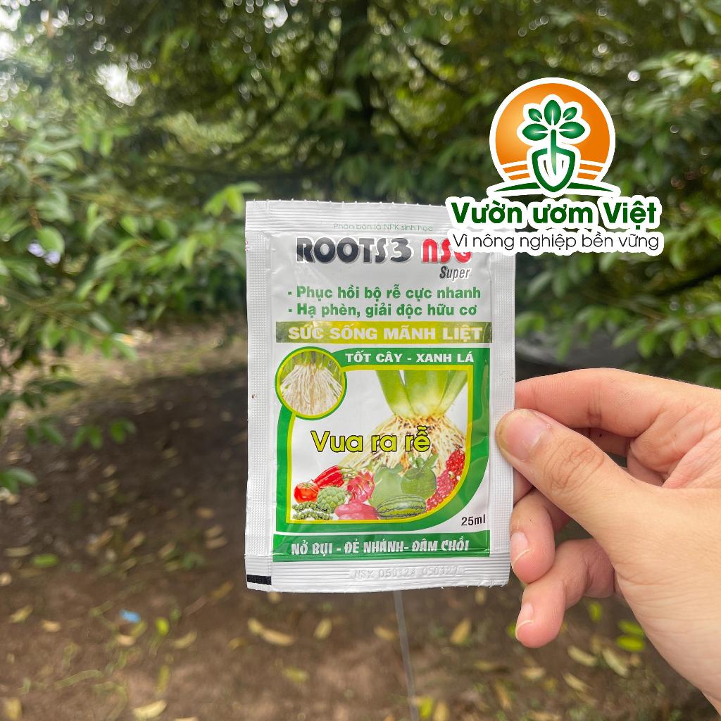 Phân bón ROOTS 3 NSG dưỡng bộ rễ hoàn thiện, sản phẩm hữu cơ dưỡng cây tận sâu bên trong.