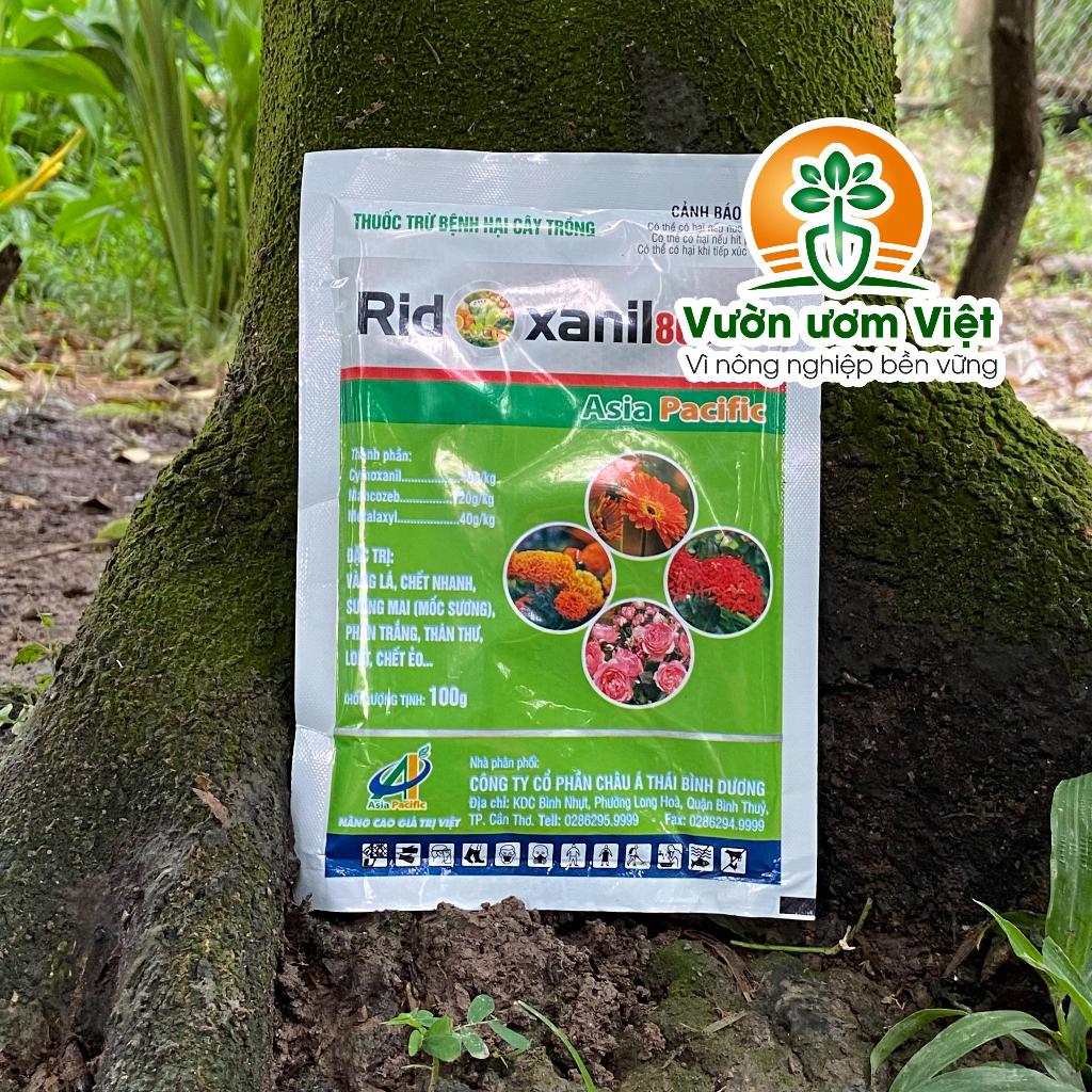 Thuốc trừ bệnh Ridoxanil 800WP trị vàng lá, thối rễ, cháy lá, loét cây, ghẻ sẹo cực mạnh - 100gr
