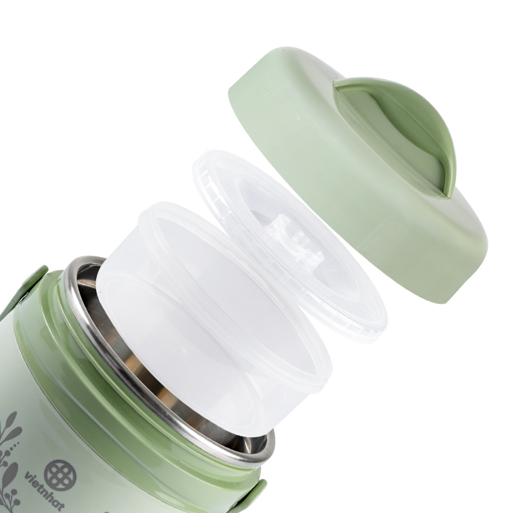 Cặp Lồng Giữ Nhiệt, Cặp lồng đựng cơm mang đi làm, Cặp lồng Inox 304 Bền Đẹp Chính Hãng Việt Nhật (mã 6465+6466)
