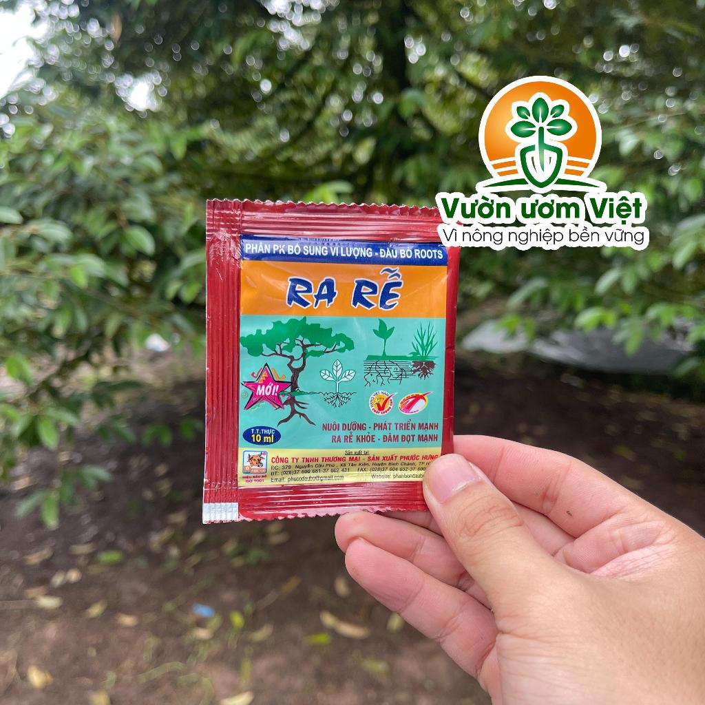Phân bón RA RỄ ROOTS kích rễ mạnh, rễ cám nhiều, hạn chế các bệnh về rễ - 10ml