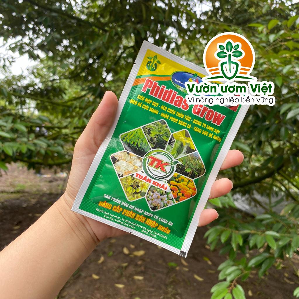 Phân bón Phidias Grow nhập khẩu Italy chiết suất từ Rong biển kích thích sinh trưởng cực mạnh - 40ml
