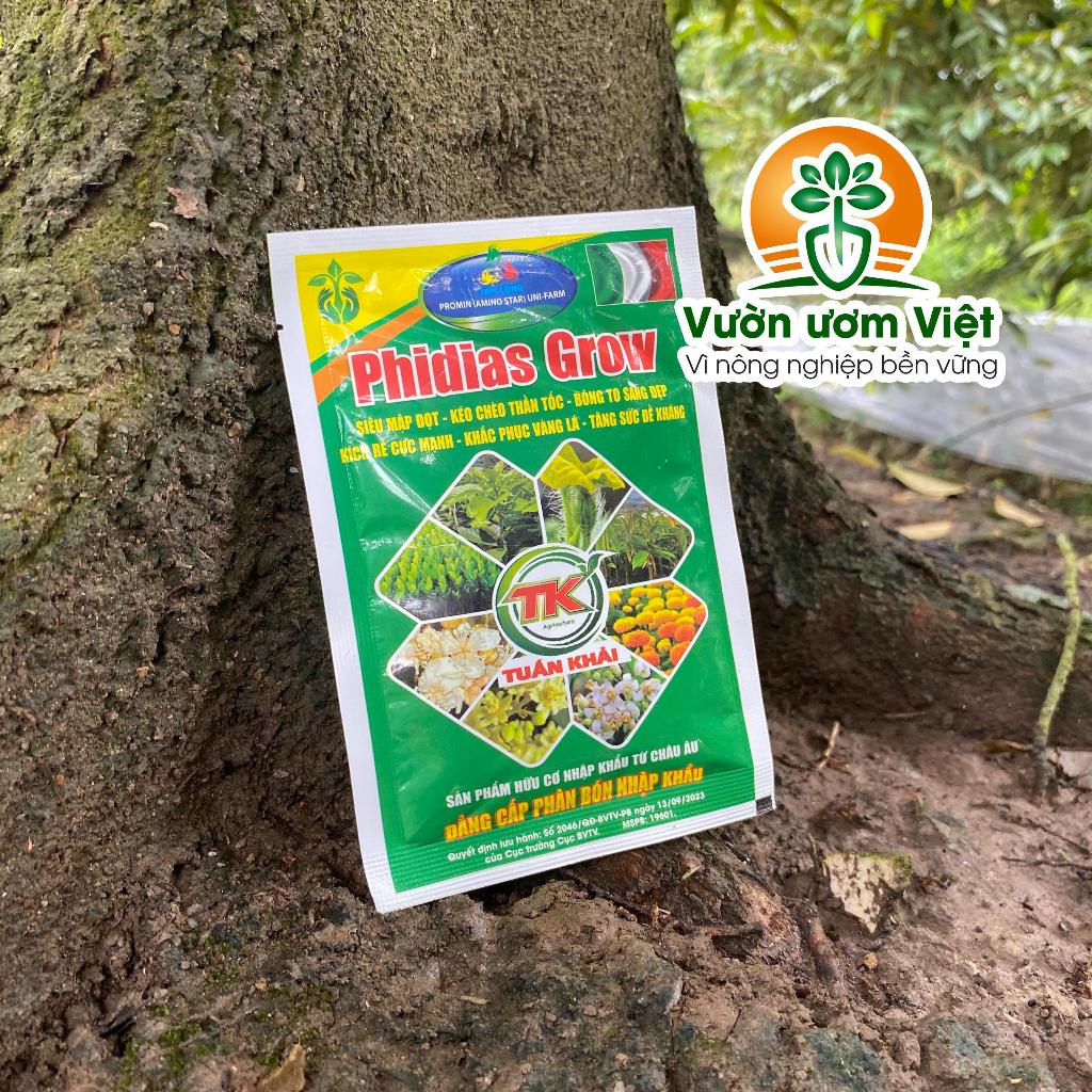 Phân bón Phidias Grow nhập khẩu Italy chiết suất từ Rong biển kích thích sinh trưởng cực mạnh - 40ml