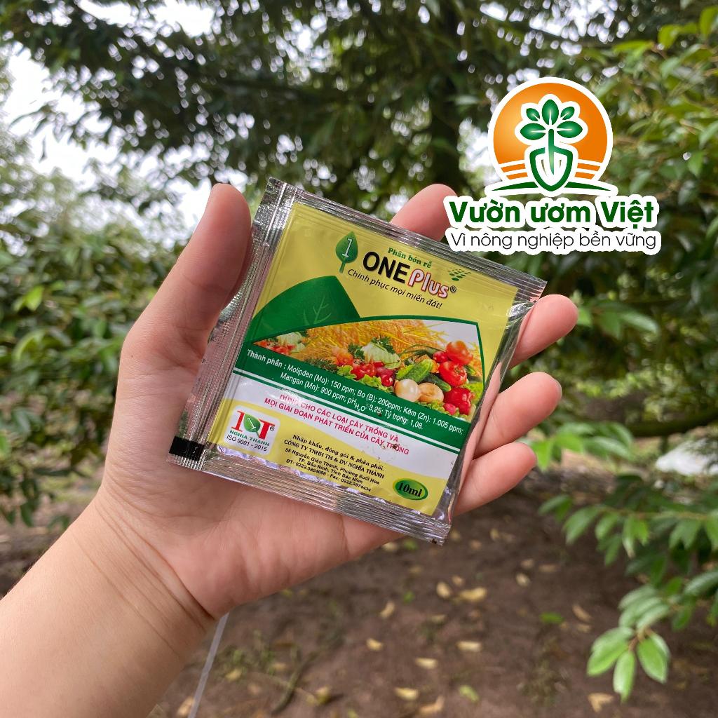 Phân bón lá One Plus - giải độc cây, mát rễ, tăng đề kháng, tái tạo tế bào chết, tăng đề kháng -10ml