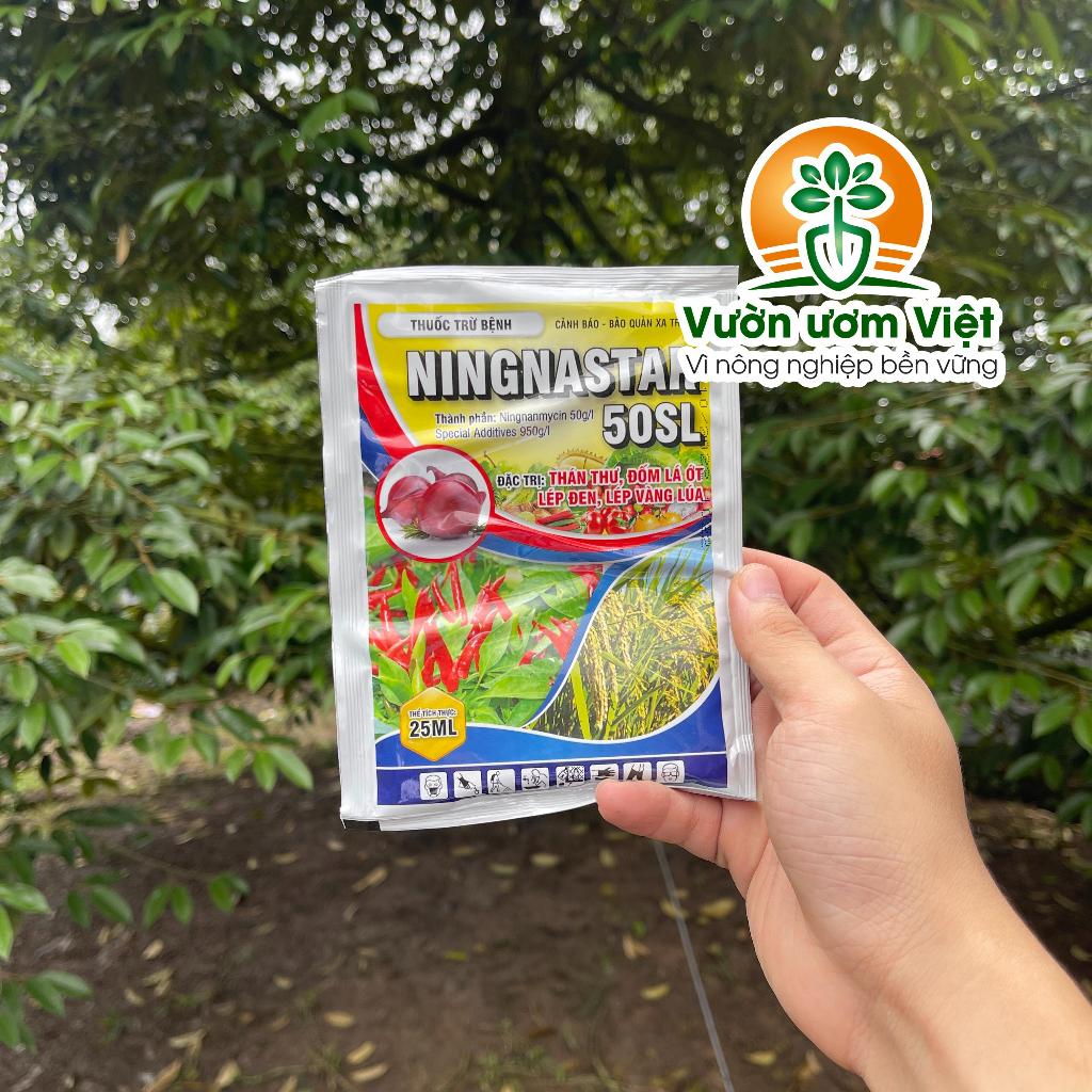 Thuốc trừ bệnh Ningnastar 5SL trị héo xanh, bạc lá, lở cổ rễ - khắc tinh vi khuẩn hại cây trồng 25ml
