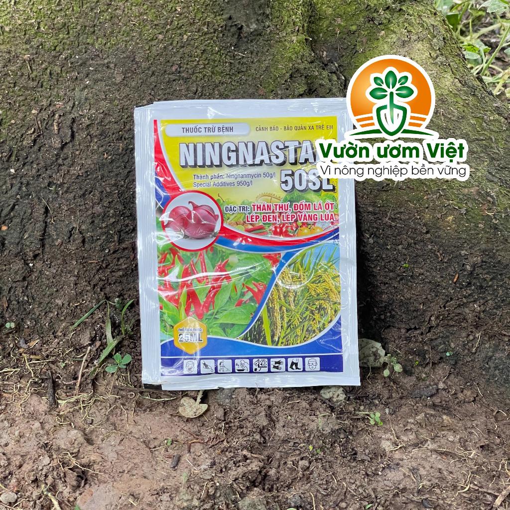 Thuốc trừ bệnh Ningnastar 5SL trị héo xanh, bạc lá, lở cổ rễ - khắc tinh vi khuẩn hại cây trồng 25ml