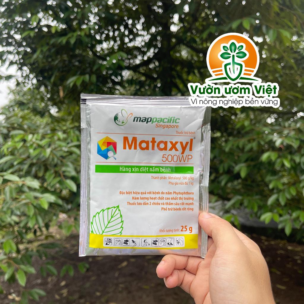 Thuốc trừ bệnh Mataxyl 500WP chính hãng Mappacific nhập khẩu Singapore - 25gr