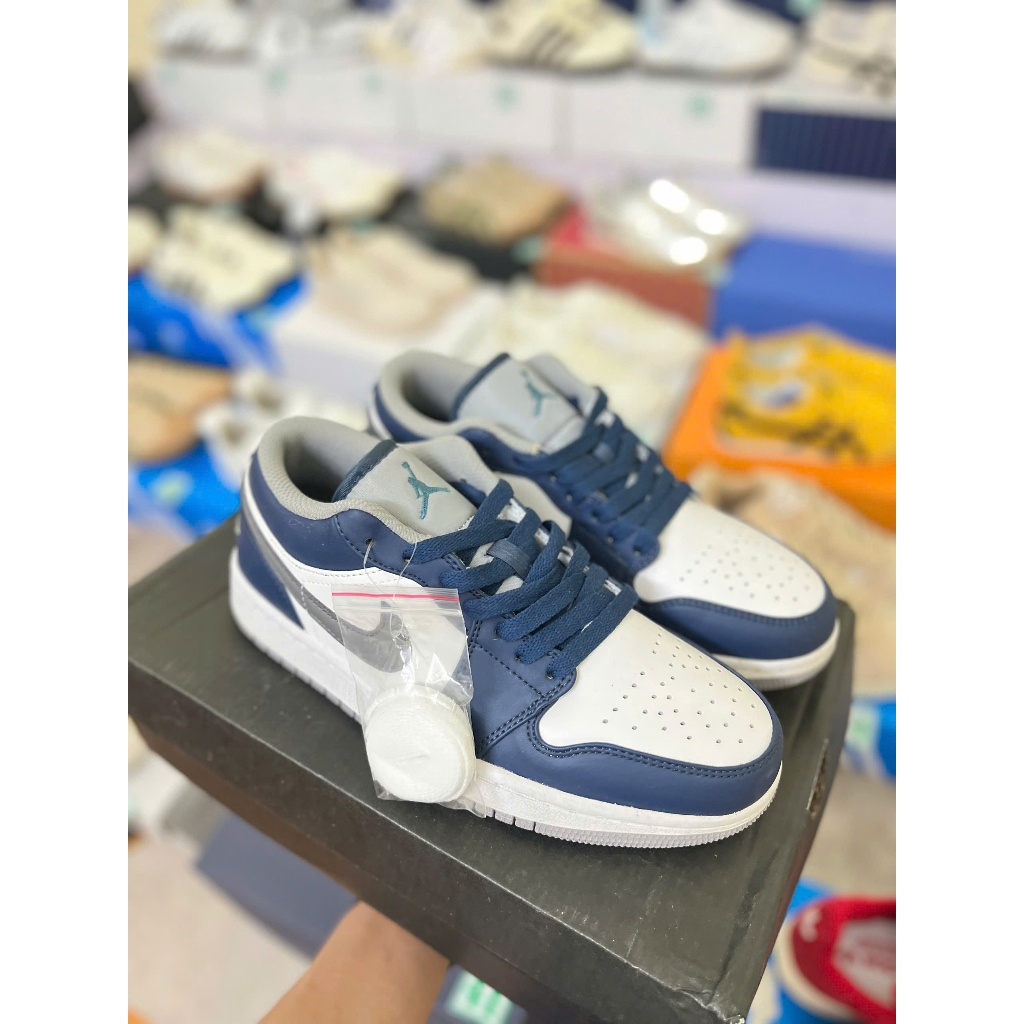 JORDAN 1 LOW WHITE BLACK | Shopee Việt Nam