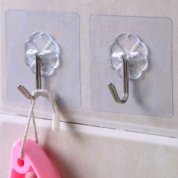 [COMBO 10]Móc Siêu Dính Treo Đồ Dán Tường Chịu Lực Tốt,  MÓC DÁN TƯỜNG TRONG SUỐT - MOCDANTUONG78