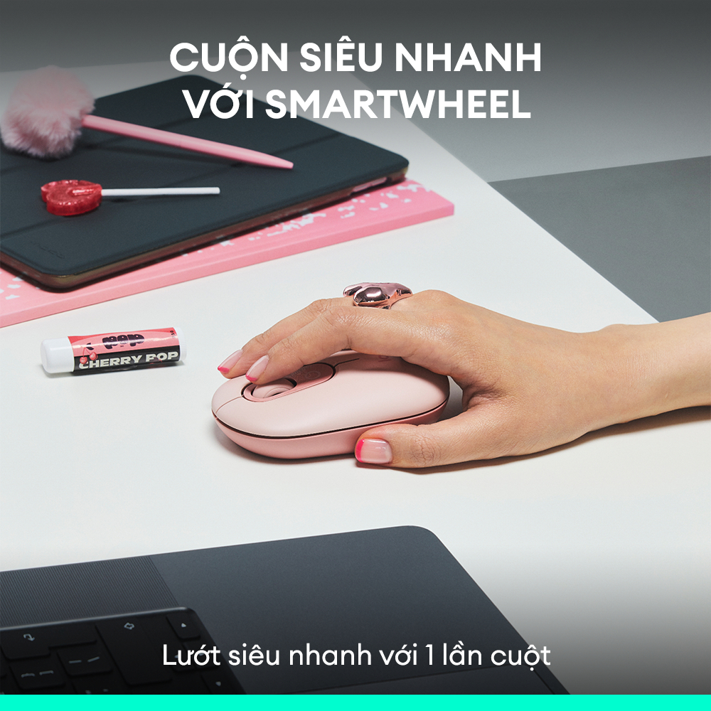 Combo Chuột & Bàn Phím Bluetooth Logitech POP ICON COMBO - Gõ yên tĩnh, phím lập trình, Easy-Switch | BigBuy360 - bigbuy360.vn