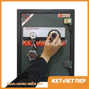 Két Sắt Mini Việt Tiệp K46BLN Khóa Cơ Chuẩn Phong Thủy Nặng 50Kg, Két Sắt Gia Đình Cỡ Vừa Sản Phẩm Của Công Ty Két Việp