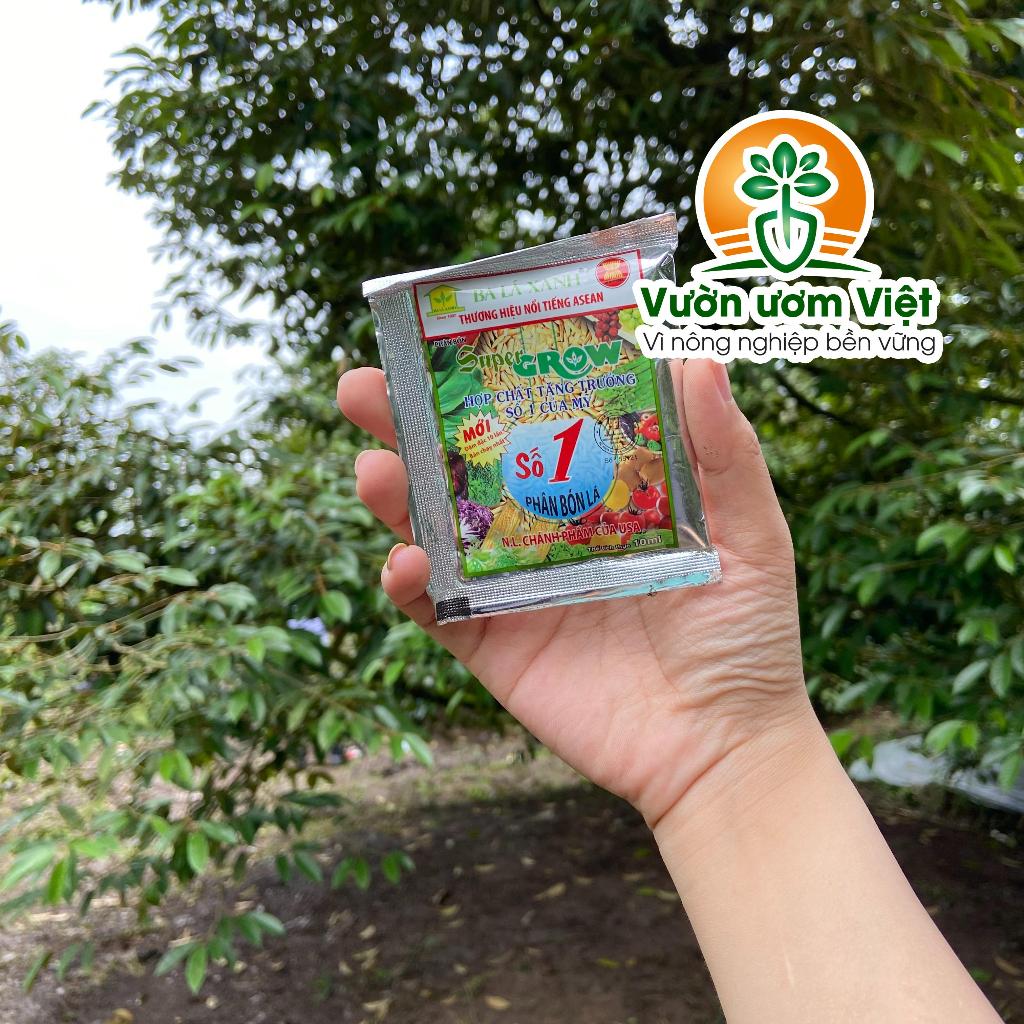 Phân bón lá Grow Số 1 kích thích sinh trưởng cao cho năng suất tốt, cây khỏe mạnh phát nhanh - 10ml