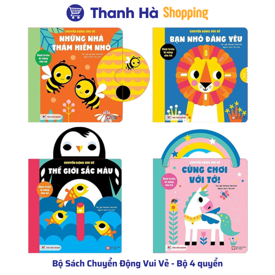 Ảnh Sách bìa cứng - Chuyển Động Vui Vẻ - sách tương tác phát triển khả năng vận động cho bé 0-6 tuổi 3