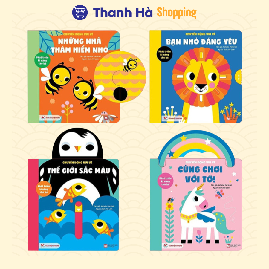 Ảnh Sách bìa cứng - Chuyển Động Vui Vẻ - sách tương tác phát triển khả năng vận động cho bé 0-6 tuổi 2