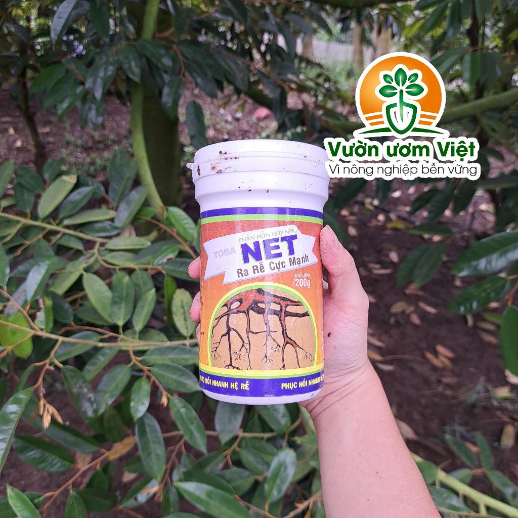 Phân bón lá NET TOBA - chuyên kích rễ, phục hồi bộ rễ, tăng cường sinh lực rễ, hạn chế tuyến trùng.
