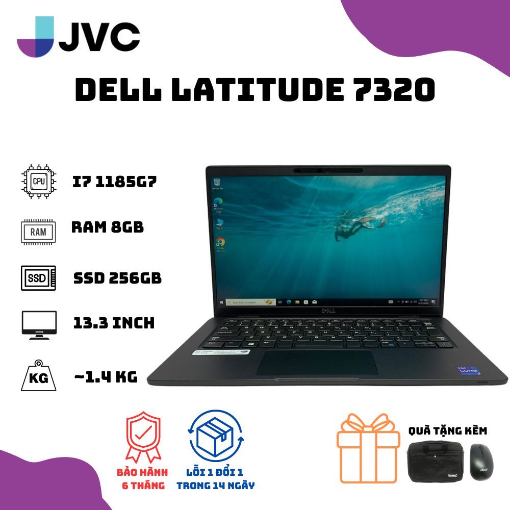 laptop xách tay giá rẻ DELL latitude 7320 i5 1135G7 RAM 16GB SSD 512gb ...