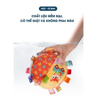 [Tiếng chuông nhỏ vang] Bóng vải lục lạc, luyện cầm nắm an toàn cho trẻ sơ sinh
