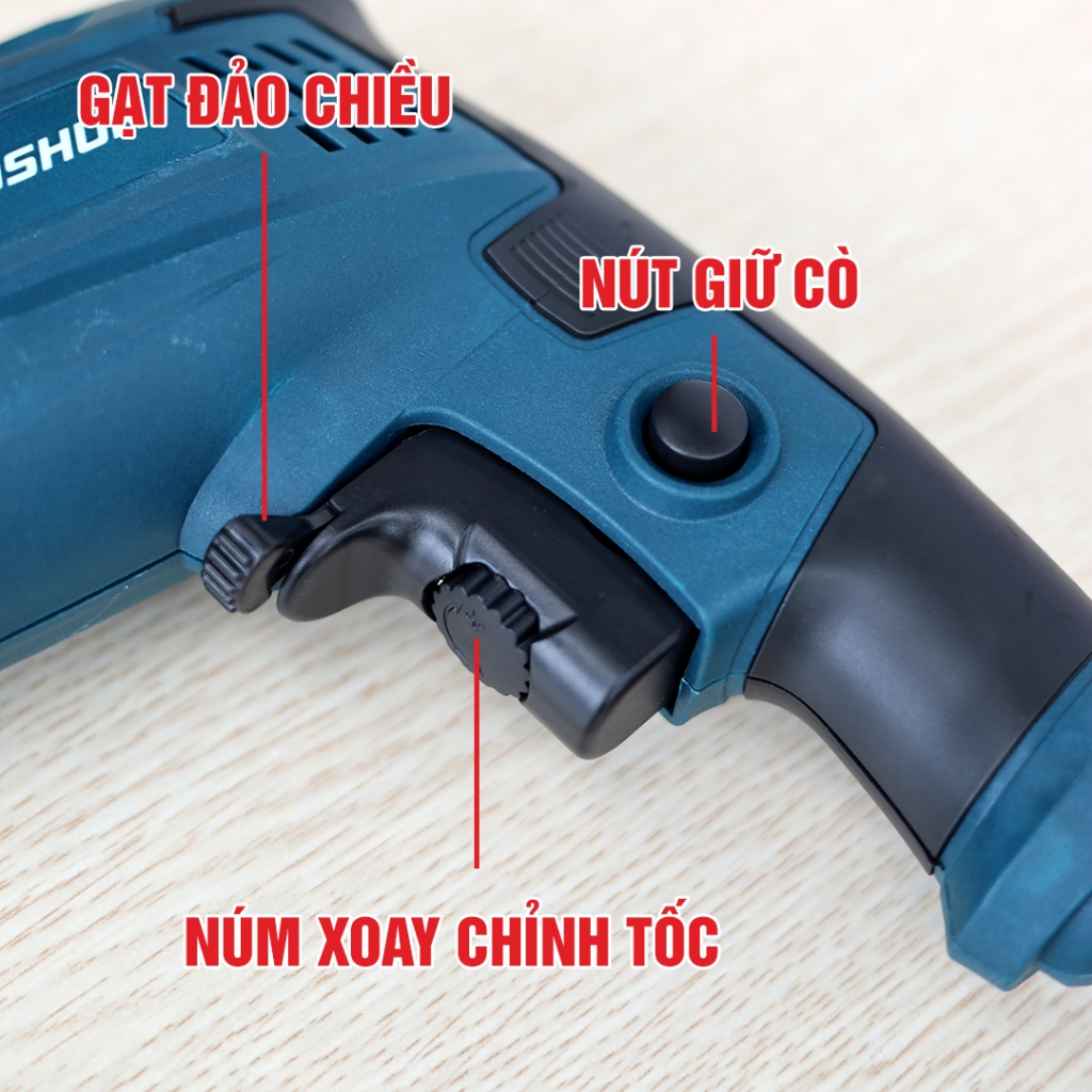 [Chính Hãng] Máy Khoan Đục Bê Tông Điện Boshun 650w Model  BS-ED650W, Chuyên Khoan Tường, Gạch,