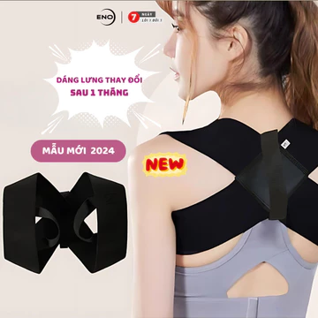 Đai chống gù lưng nam nữ Đai đeo chống gù lưng bảo vệ vòng 1 cột sống giúp thẳng lưng ENO-DCG01