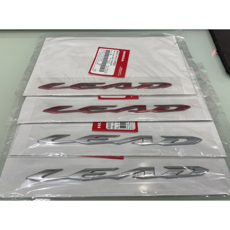 Tem chữ nổi logo LEAD ĐỎ .Trắng chính hãng Honda LEAD 2017-2024( GIÁ 1 ...