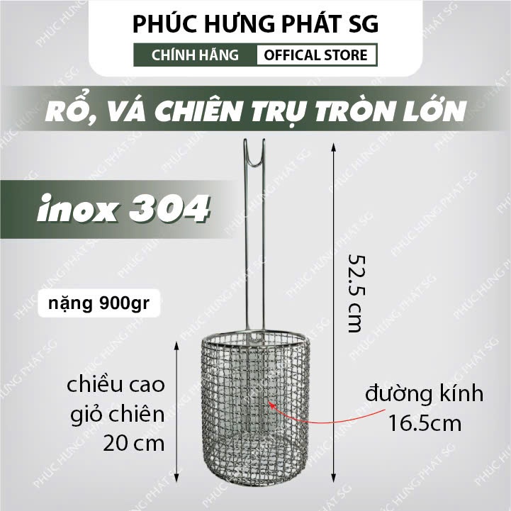 Giỏ Trụng Phở, Hủ Tiếu, Mì, Bún, Rau Inox 304, Vợt Trụng Có Quai Treo ...