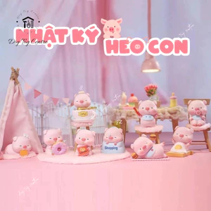 Đồ chơi BLIND BOX Hộp Mù Mô Hình Lợn Con🐷Mini Decor Xinh Xắn & Quà Tặng Dễ Thương🎁NHẬT KÝ HEO CON