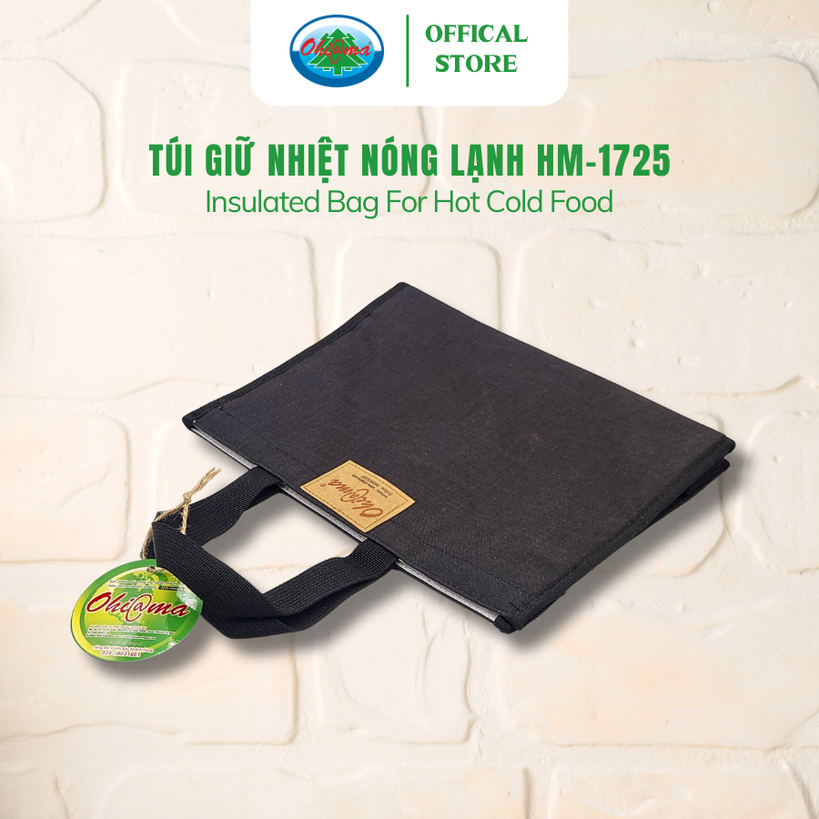 Ảnh Túi Giữ Nhiệt Nóng Lạnh Ohiama Insulated Bag For Hot Cold Food HM-1725 (Giao Màu Ngẫu Nhiên) 3