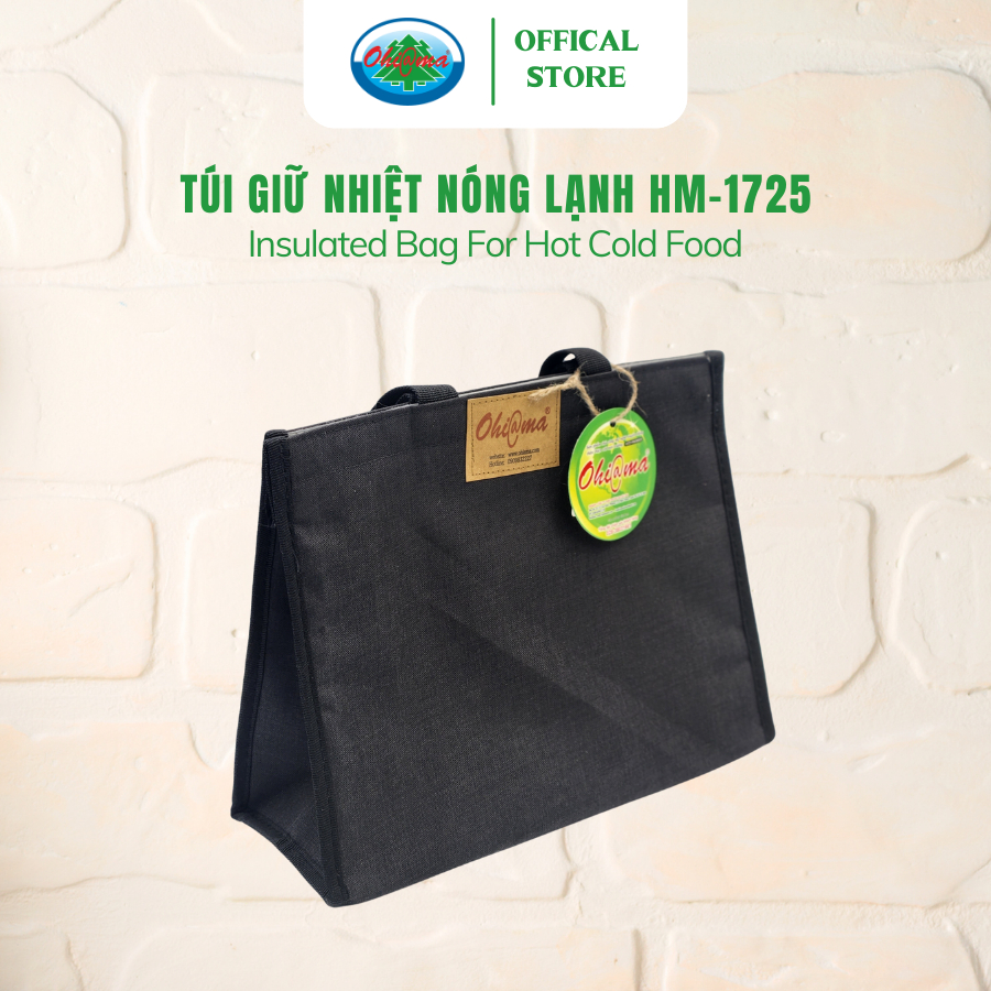 Ảnh Túi Giữ Nhiệt Nóng Lạnh Ohiama Insulated Bag For Hot Cold Food HM-1725 (Giao Màu Ngẫu Nhiên) 2