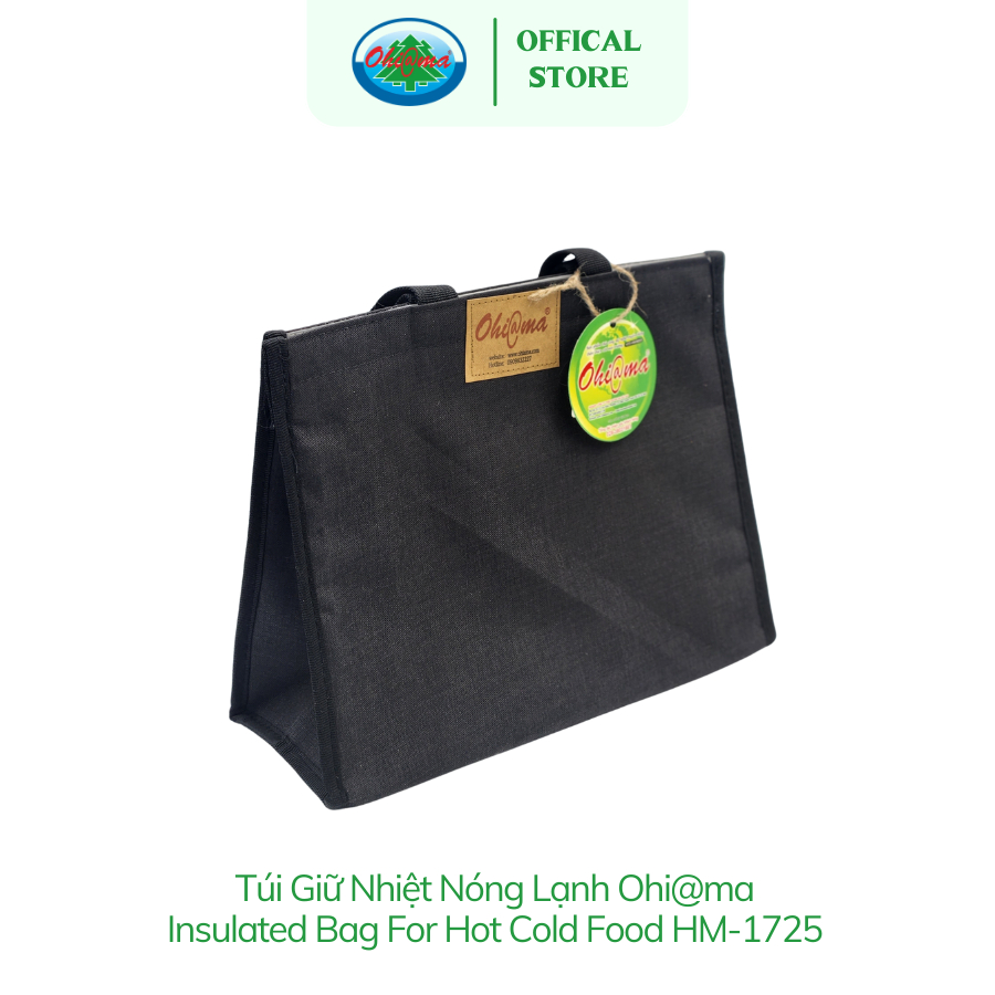 Ảnh Túi Giữ Nhiệt Nóng Lạnh Ohiama Insulated Bag For Hot Cold Food HM-1725 (Giao Màu Ngẫu Nhiên) 4