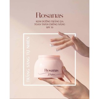 Kem Dưỡng Da Body Rosanas No1 No2 No3 200g. Chăm sóc làm đẹp da Nữ