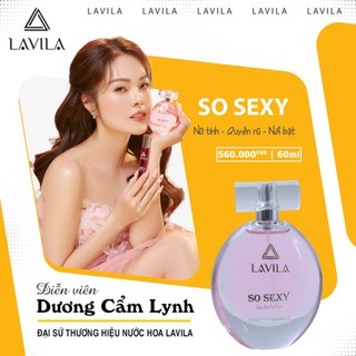 [Mua 1 Tặng 1] Nước hoa nữ So Sexy Lavila EDP 60ml - Tặng 1 nước hoa 20ml