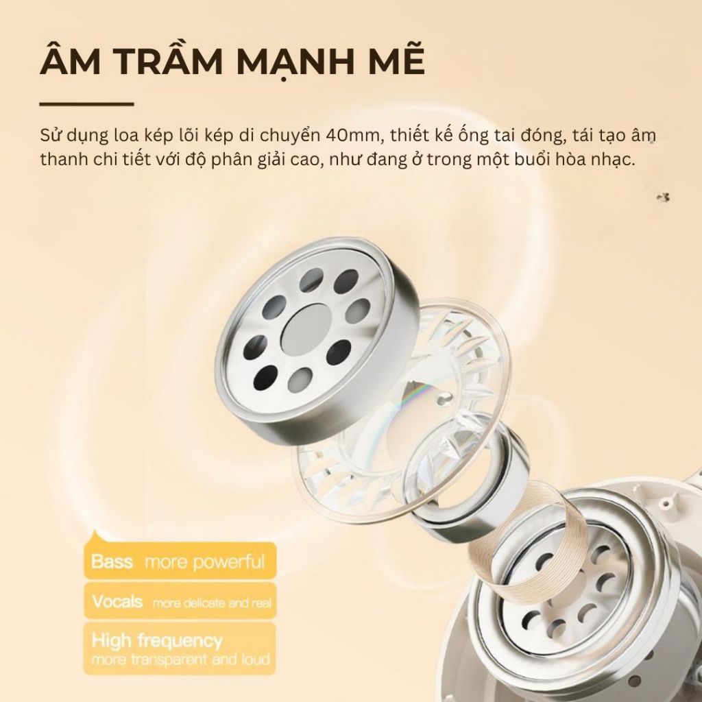Tai nghe bluetooth iKF-T1 Pro, Âm bass mạnh mẽ, pin trâu 100Hkết nối 2 thiết bị - Bảo hành 12 tháng | BigBuy360 - bigbuy360.vn