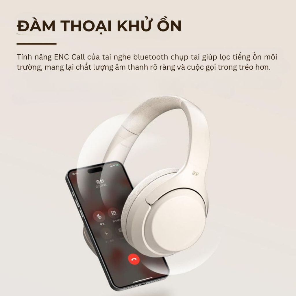 Tai nghe bluetooth iKF-T1 Pro, Âm bass mạnh mẽ, pin trâu 100Hkết nối 2 thiết bị - Bảo hành 12 tháng | BigBuy360 - bigbuy360.vn