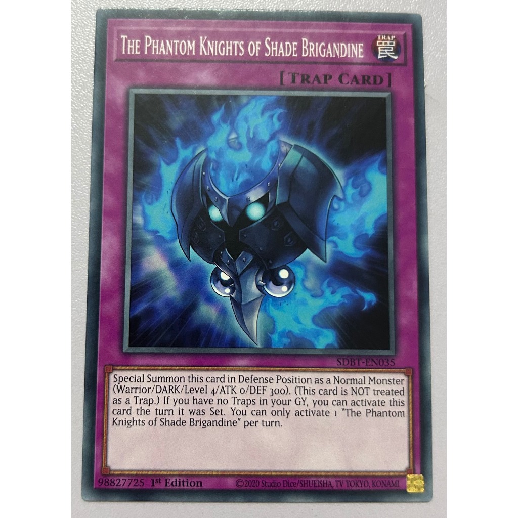 Thẻ bài Yugioh - The Phantom Knights of Shade Brigandine - SDBT-EN035 ...