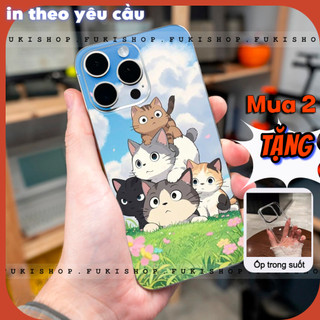 Miếng dán Skin Mặt lưng Sau Mèo MS02 FULL VIỀN Dành Cho Các dòng ANDROID , 16 pro max 15 pro max 14 pro ma
