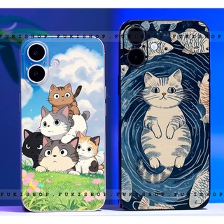 Miếng dán Skin Mặt lưng Sau Mèo MS02 FULL VIỀN Dành Cho Các dòng ANDROID , 16 pro max 15 pro max 14 pro ma