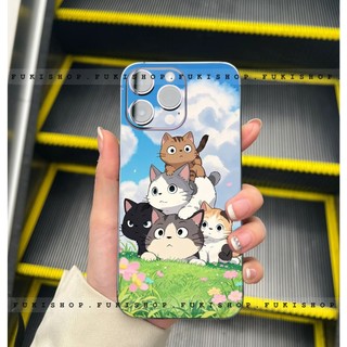 Miếng dán Skin Mặt lưng Sau Mèo MS02 FULL VIỀN Dành Cho Các dòng ANDROID , 16 pro max 15 pro max 14 pro ma