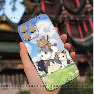 Miếng dán Skin Mặt lưng Sau Mèo MS02 FULL VIỀN Dành Cho Các dòng ANDROID , 16 pro max 15 pro max 14 pro ma