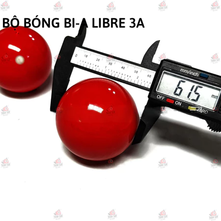 [THỊNH TÂM] Lẻ 1 Bóng Bida Líp 61,5mm - Lẻ Bóng Bi-A Phăng 3 Băng CLB Chọn Màu