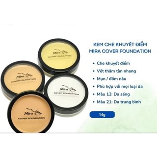 Kem che khuyết điểm làm mờ thâm,nám,da thô ráp MIRA cover foundation B625