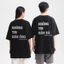 Áo Thun Unisex Không Tin Đàn Bà / Không Tin Đàn Ông in Nhũ Kim Tuyến Lấp Lánh Chất Vải Thun Mềm Mịn Form Rộng Trend