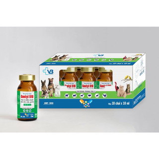 Thuốc thú y Gentyl 510 Vb Pharma trị viêm phổi viêm ruột trên chó mèo gà đá chim cảnh gia súc giacầm