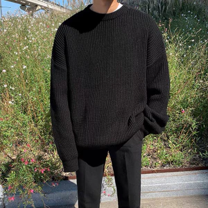 <<Có sẵn>>008 Áo len dài tay FORM RỘNG cổ tròn phong cách Hàn quốc dành cho nam nữ unisex