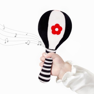 Lục lạc cầm tay 1 đầu và 2 đầu- đồ chơi cầm tay phát triển thị giác - thính giác cho bé