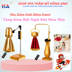 Máy Xông Ngải Hồng Ngoại Đả Thông Kinh Lac, Liu Thông Khí Huyết, Kết Hợp Bột Ngải Cứu Dùng Trong Spa Dưỡng Sinh.